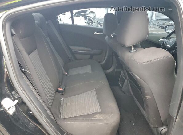 2C3CDXHG4MH603471 2021 DODGE CHARGER Black Вид задніх сидінь