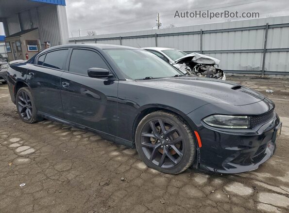 2C3CDXHG4MH603471 2021 DODGE CHARGER Black Передня права чверть