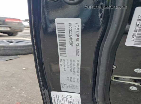 2C3CDXHG4MH603471 2021 DODGE CHARGER Black Вид наклейки з VIN-кодом