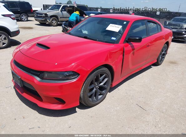 2C3CDXHG4PH603586 2023 DODGE CHARGER Red Przód lewy
