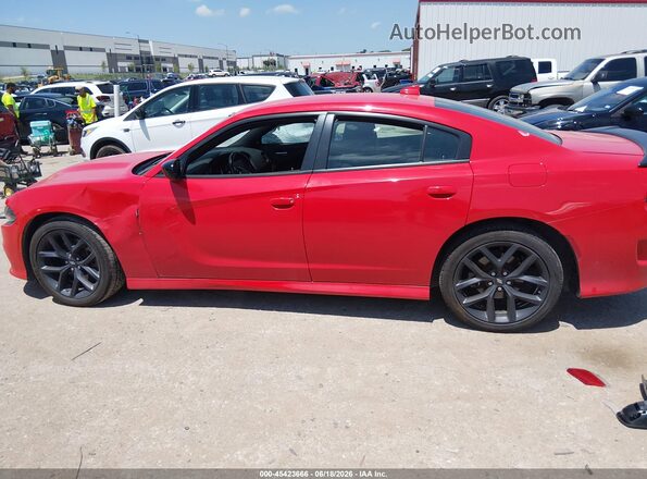 2C3CDXHG4PH603586 2023 DODGE CHARGER Red Widok wnętrza z tyłu
