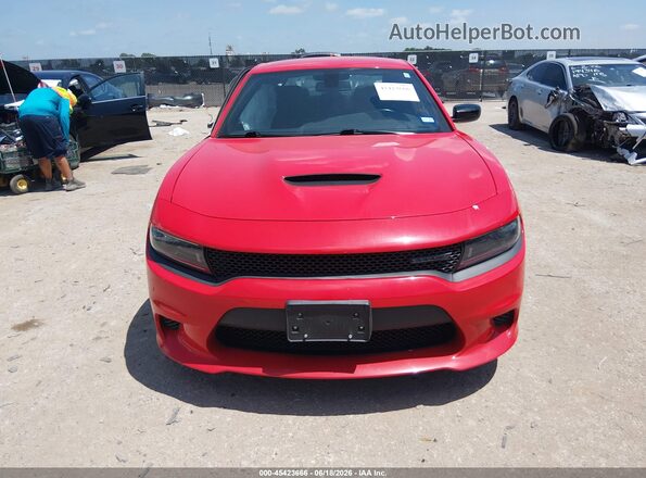 2C3CDXHG4PH603586 2023 DODGE CHARGER Red Widok deski rozdzielczej