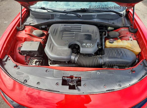 2C3CDXHG5GH144178 2016 DODGE CHARGER Red 