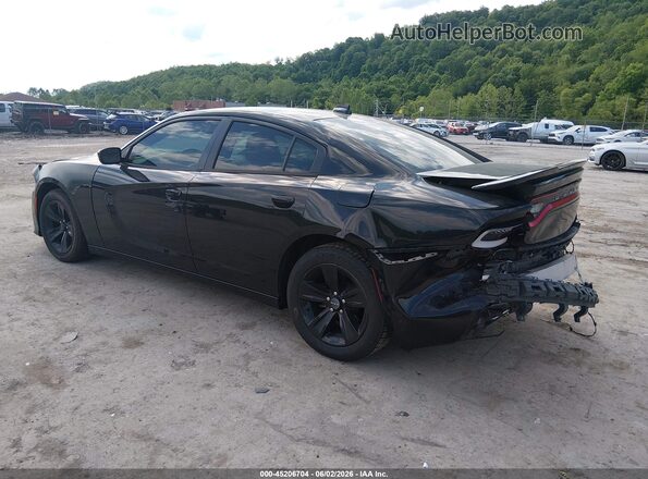 2C3CDXHG5GH326480 2016 DODGE CHARGER Black Rear left