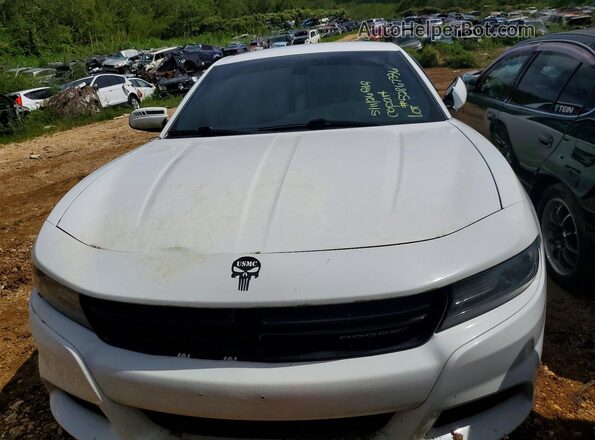 2C3CDXHG5GH332585 2016 DODGE CHARGER Белый Вид спереди