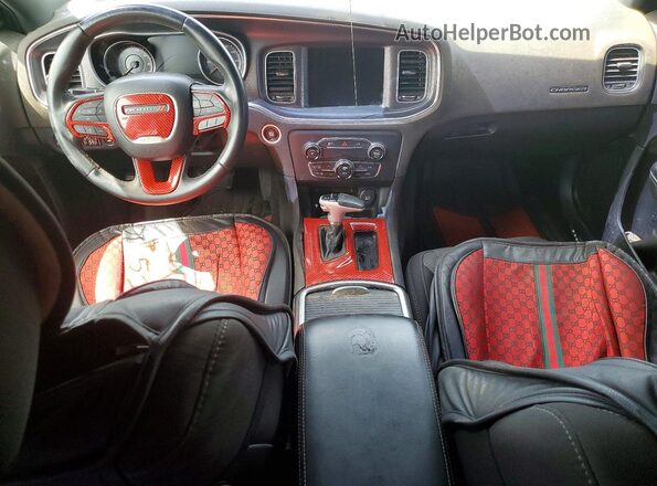 2C3CDXHG5GH332585 2016 DODGE CHARGER Белый Вид панели приборов