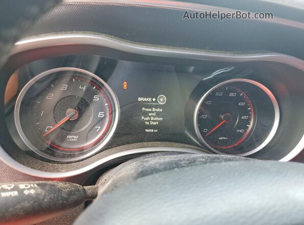 2C3CDXHG5GH332585 2016 DODGE CHARGER Белый Вид щитка приборов