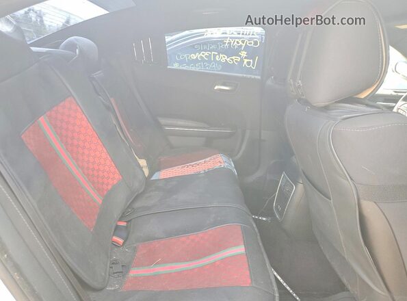 2C3CDXHG5GH332585 2016 DODGE CHARGER Белый Вид задних сидений