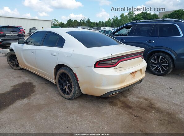 2C3CDXHG5GH332747 2016 DODGE CHARGER White Trasero izquierdo