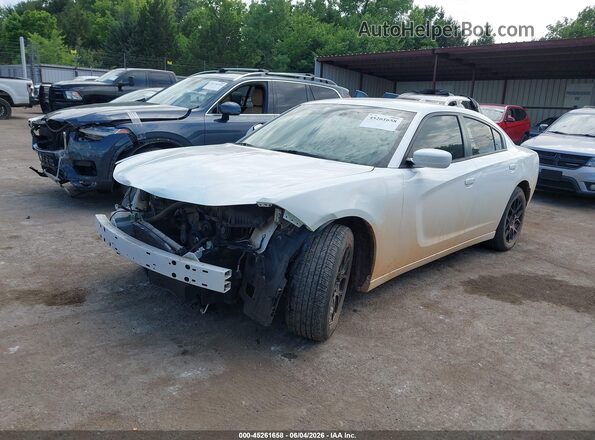 2C3CDXHG5GH332747 2016 DODGE CHARGER White Vista tres cuartos delantera izquierda