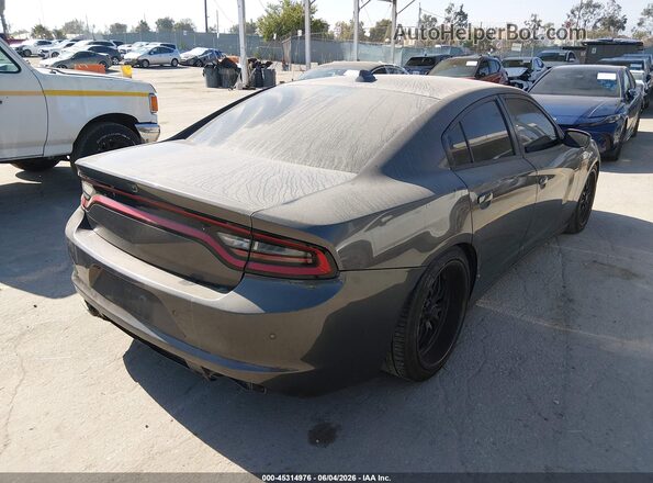 2C3CDXHG5JH133995 2018 DODGE CHARGER Gray Rear right