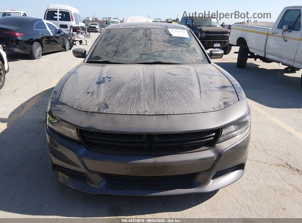 2C3CDXHG5JH133995 2018 DODGE CHARGER Gray Instrument cluster view