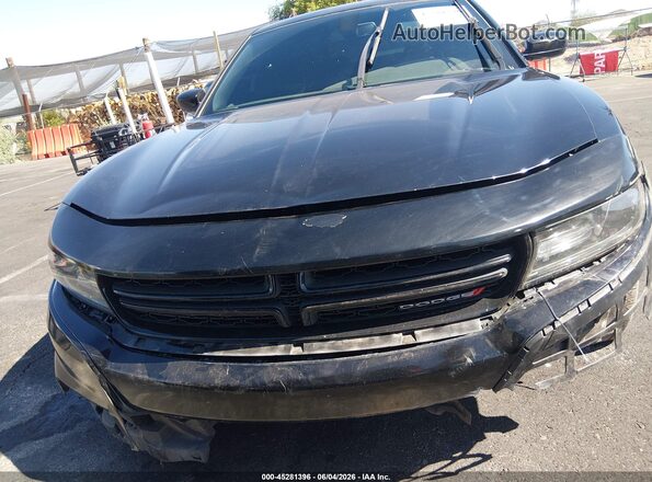 2C3CDXHG5JH323344 2018 DODGE CHARGER Black უკანა სალონის ხედი
