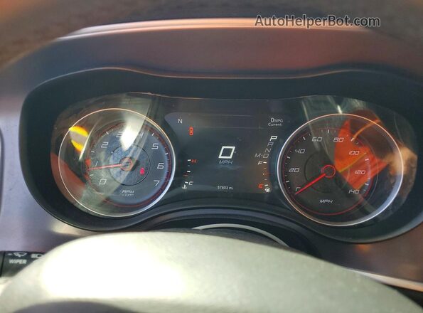 2C3CDXHG5LH108257 2020 DODGE CHARGER Black Вид щитка приладів