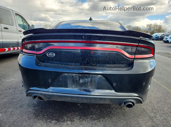 2C3CDXHG5LH108257 2020 DODGE CHARGER Black Вид ззаду