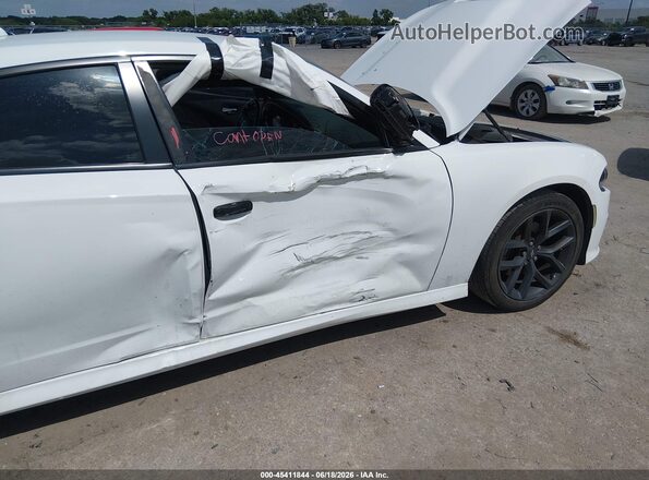 2C3CDXHG5MH565443 2021 DODGE CHARGER White Դիմացի տեսք