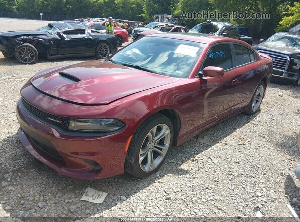 2C3CDXHG5MH570271 2021 DODGE CHARGER Red წინა მარცხენა ხედი სამი მეოთხედიდან