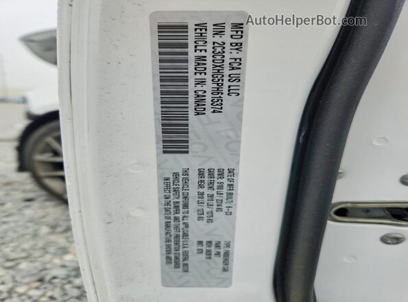 2C3CDXHG5PH615374 2023 DODGE CHARGER White 