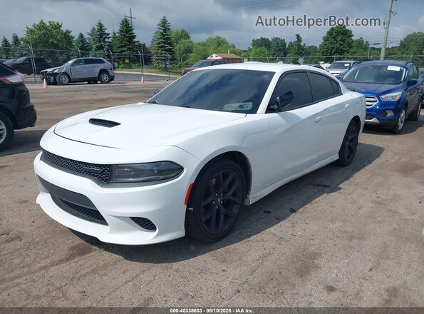 2C3CDXHG5PH615536 2023 DODGE CHARGER White წინა მარცხენა ხედი სამი მეოთხედიდან