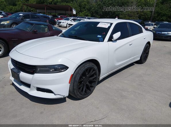 2C3CDXHG6GH286071 2016 DODGE CHARGER White Front left