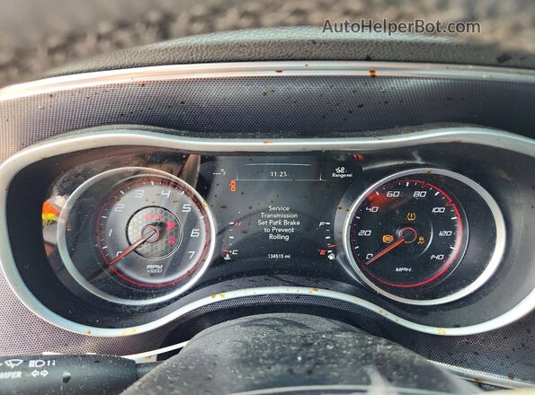 2C3CDXHG6JH113917 2018 DODGE CHARGER Maroon Vista del cuadro de instrumentos