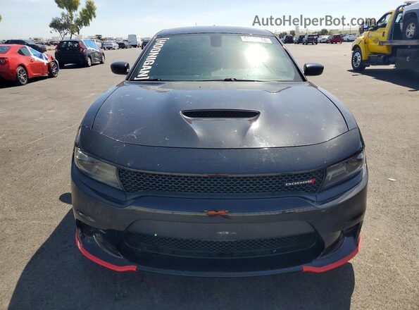 2C3CDXHG6KH579056 2019 DODGE CHARGER Черный Вид спереди