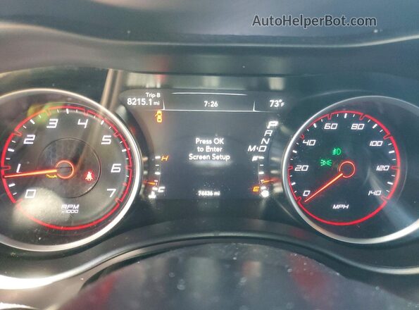 2C3CDXHG6KH579056 2019 DODGE CHARGER Черный Вид щитка приборов