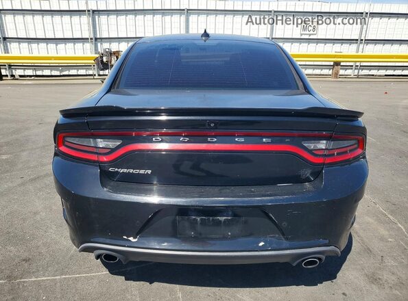 2C3CDXHG6KH579056 2019 DODGE CHARGER Черный Вид сзади