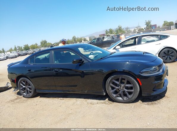 2C3CDXHG6LH188507 2020 DODGE CHARGER Black უკანა სალონის ხედი