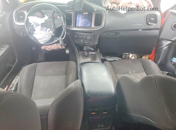 2C3CDXHG6MH557108 2021 DODGE CHARGER Orange Вид панелі приладів