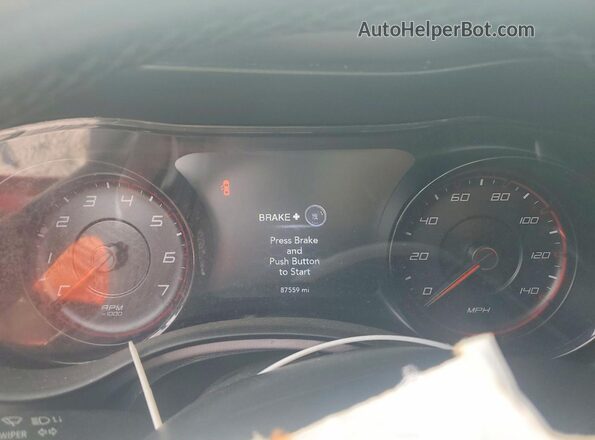 2C3CDXHG6MH557108 2021 DODGE CHARGER Orange Вид щитка приладів