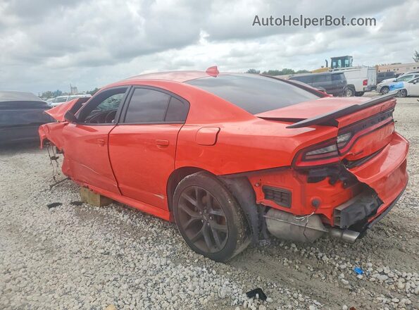 2C3CDXHG6MH557108 2021 DODGE CHARGER Orange Задня ліва чверть