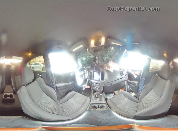 2C3CDXHG6MH557108 2021 DODGE CHARGER Orange Панорамний вид салону 360°