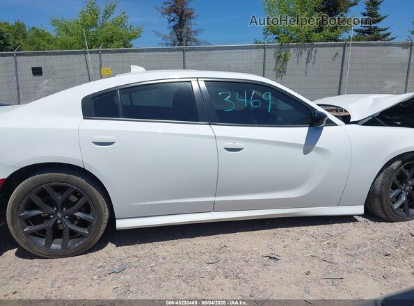 2C3CDXHG6MH603469 2021 DODGE CHARGER White უკანა სალონის ხედი