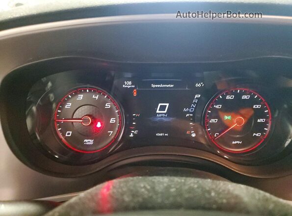2C3CDXHG6NH270403 2022 DODGE CHARGER Green Вид щитка приладів