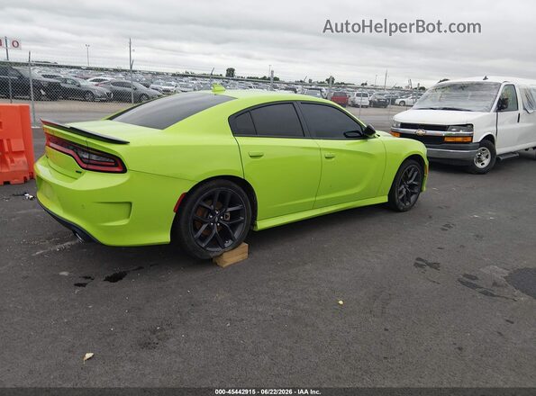 2C3CDXHG6PH649162 2023 DODGE CHARGER Green Przód lewy