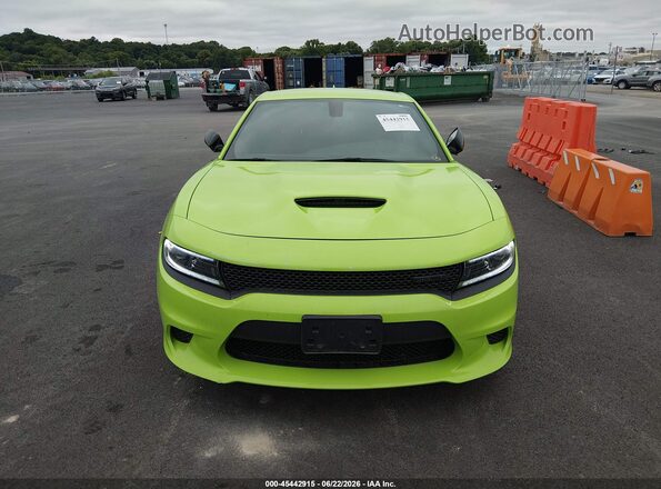 2C3CDXHG6PH649162 2023 DODGE CHARGER Green Widok zestawu wskaźników