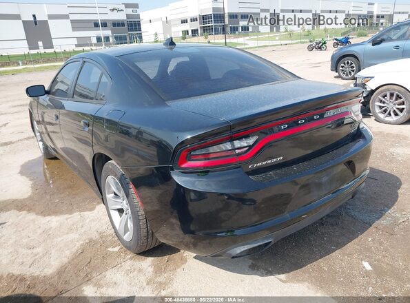 2C3CDXHG7GH241253 2016 DODGE CHARGER Черный Задняя левая четверть