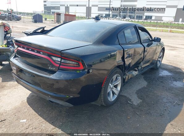 2C3CDXHG7GH241253 2016 DODGE CHARGER Черный Задняя правая четверть