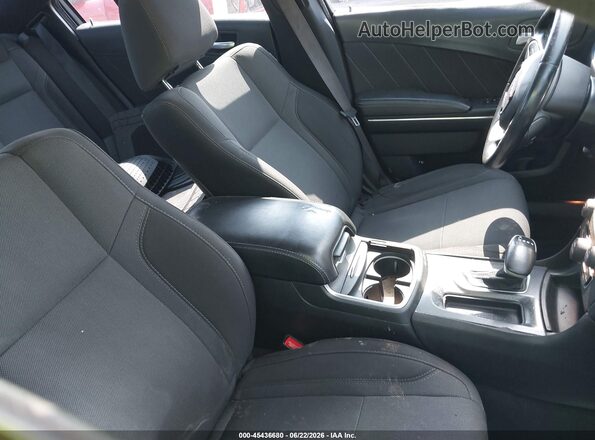 2C3CDXHG7GH241253 2016 DODGE CHARGER Черный Вид салона спереди