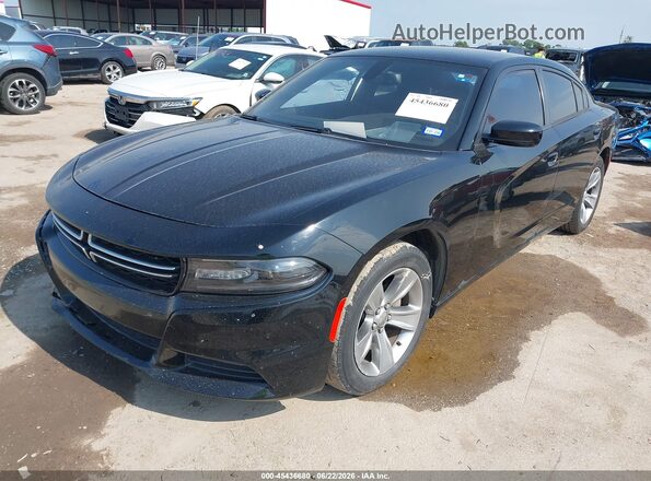 2C3CDXHG7GH241253 2016 DODGE CHARGER Черный Передняя левая четверть