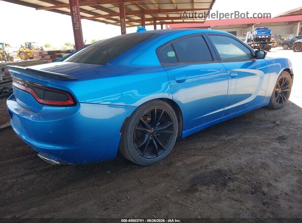2C3CDXHG7GH242337 2016 DODGE CHARGER Blue Tył prawy