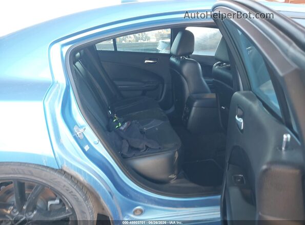2C3CDXHG7GH242337 2016 DODGE CHARGER Blue Widok naklejki z numerem VIN