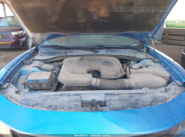 2C3CDXHG7GH242337 2016 DODGE CHARGER Blue Widok z tyłu