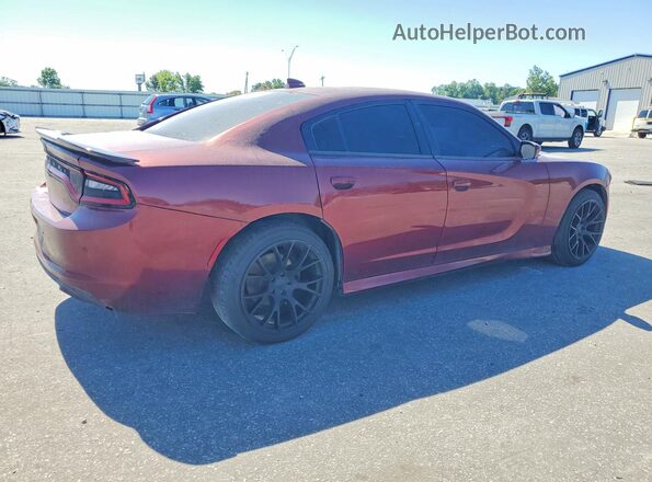 2C3CDXHG7JH166626 2018 DODGE CHARGER Red Задня права чверть