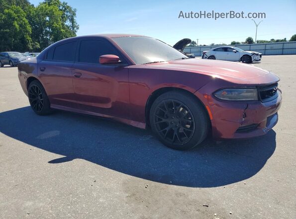 2C3CDXHG7JH166626 2018 DODGE CHARGER Red Передня права чверть