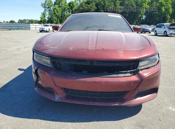 2C3CDXHG7JH166626 2018 DODGE CHARGER Red Вид спереду
