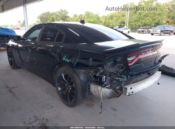 2C3CDXHG7JH200631 2018 DODGE CHARGER Черный Задняя левая четверть