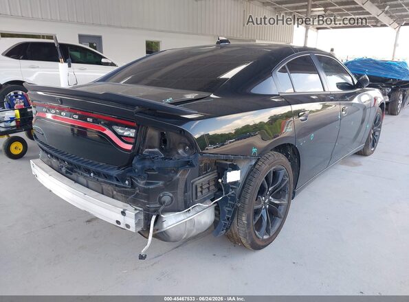 2C3CDXHG7JH200631 2018 DODGE CHARGER Черный Задняя правая четверть