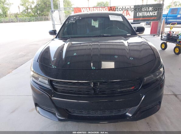 2C3CDXHG7JH200631 2018 DODGE CHARGER Черный Вид задней части салона